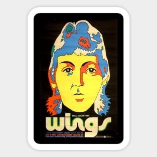 vintage paul-the wings Sticker